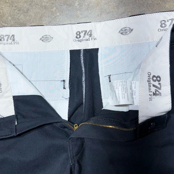 Dickies 874 Original Fit Work Pants Navy 30x30 - Picture 4 of 6